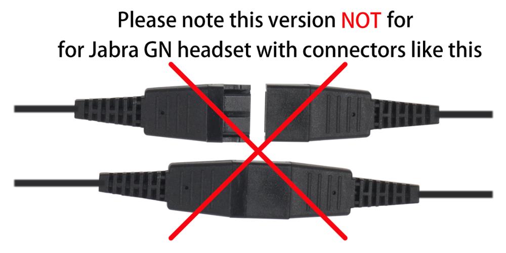 3 PCS Gold-Plated Headset QD to 3.5mm Quick Disconnect Cable Compatible with Plantronics and VoiceJoy Headsets,Dual 3.5mm Plug