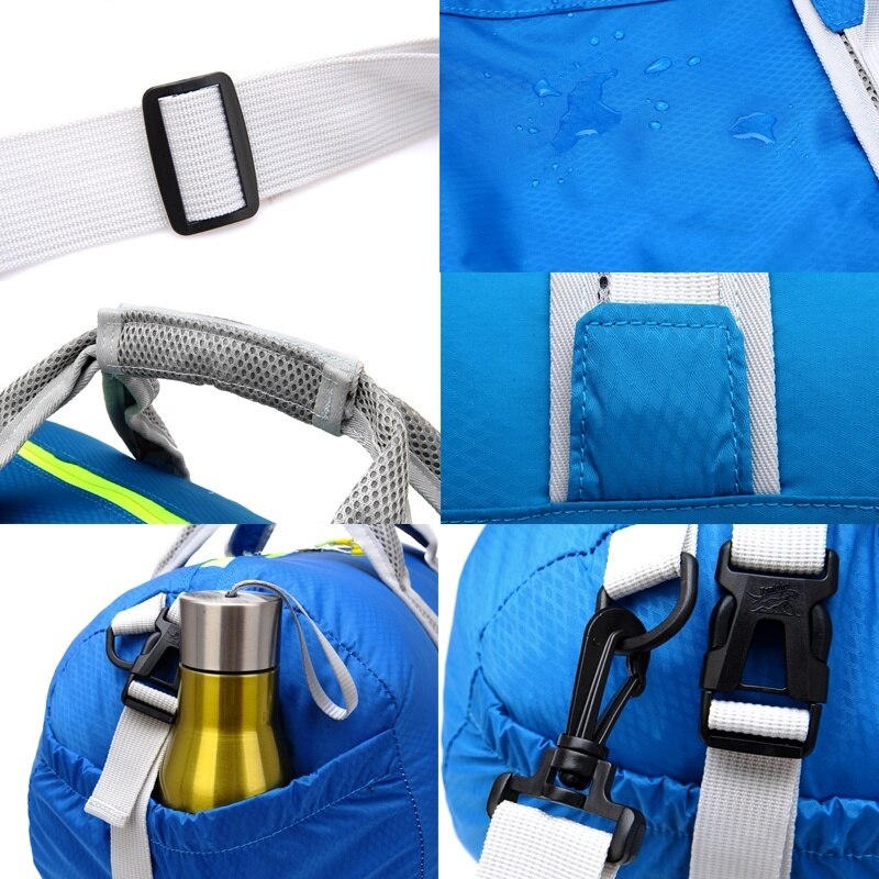 Udendørs foldning stor kapacitet rejse håndbagage taske multifunktionelle sports gym taske