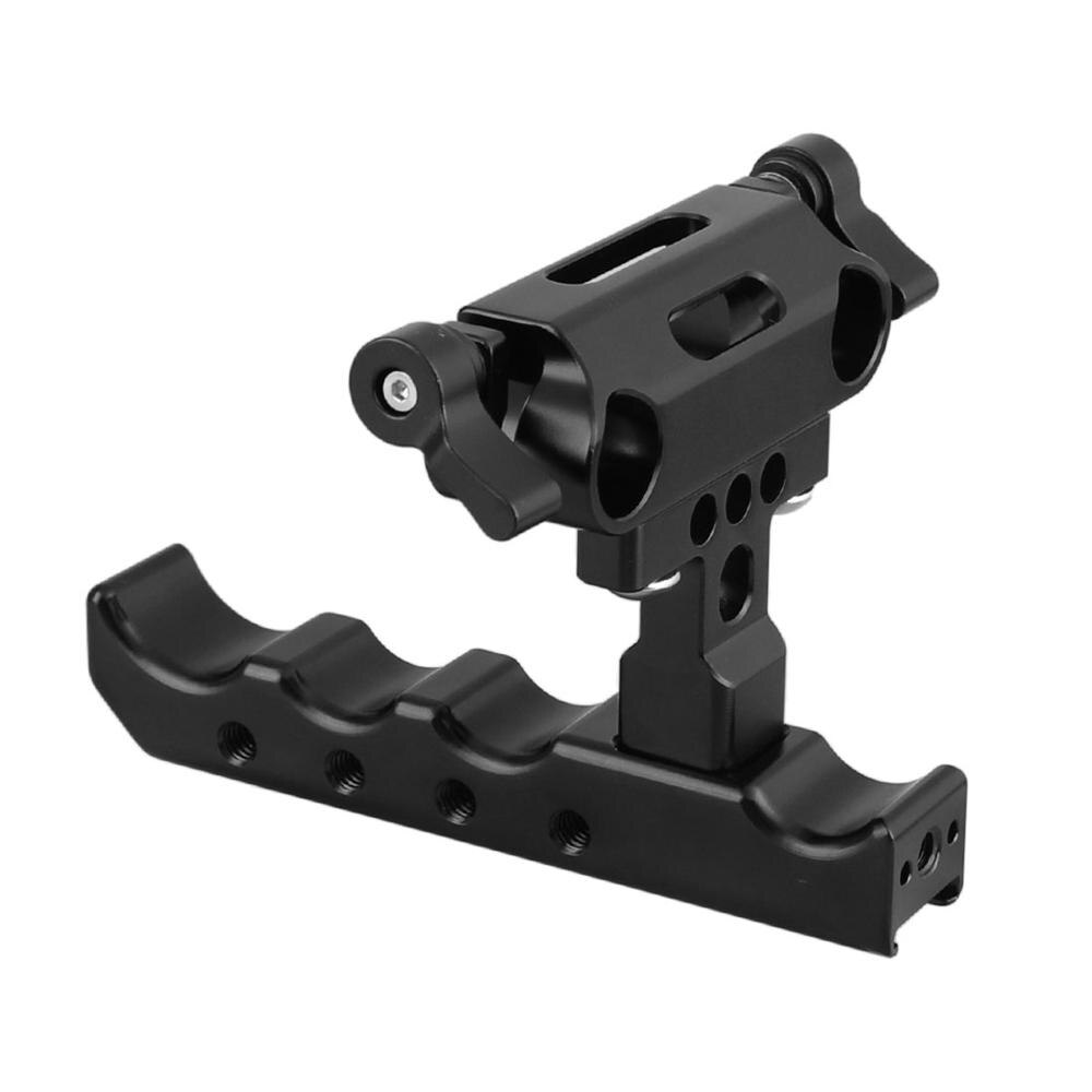 Adaptador de sapato frio lidar com montagem superior câmeras dslr gaiolas com 15 mm haste braçadeira universal handgrip queijo alça slr photo studio