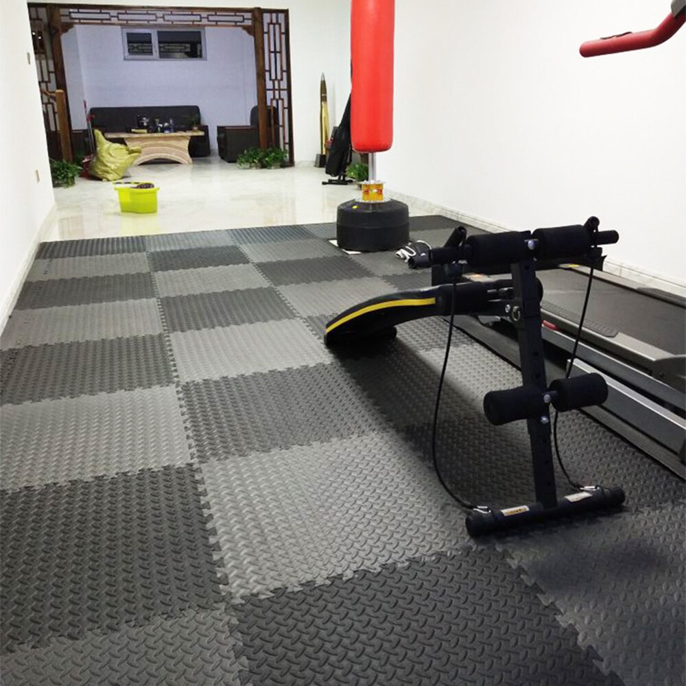 36 stk 15*15*1cm tyk gulvmåtte beskyttende eva pude home gym træning yoga måtte anti-slip skum trænings måtte til indendørs