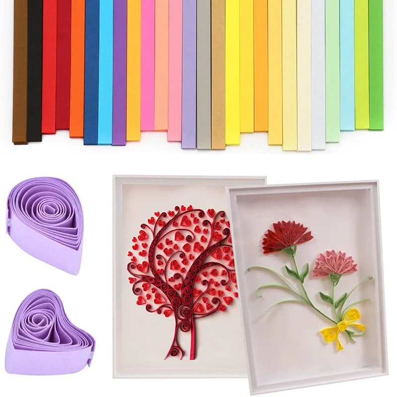 Folding Stars Paper Origami Stars Paper Strips Lucky Colorful Star Decor Folding Paper Origami for Hand Arts Make Home Decor