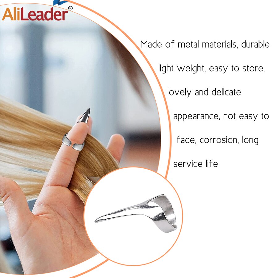 Haar Afscheid Tool Voor Vinger Voor Vlechten Haar Vlechten Accessoires Hairstylist Gevlochten Nagel Retro Haar Afscheid Tool