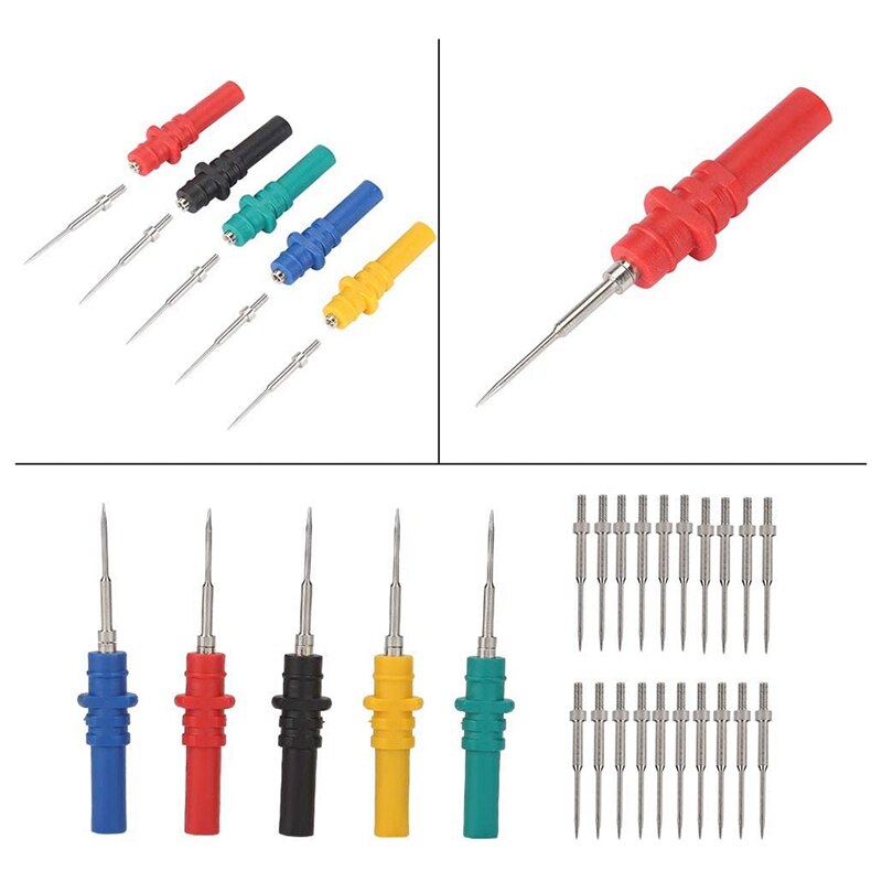 Probe Pins Kit, Pin-Tip Probes Banaanstekker Diagnose Sonde Automotive Diagnose Sonde Pin Voor Laboratorium