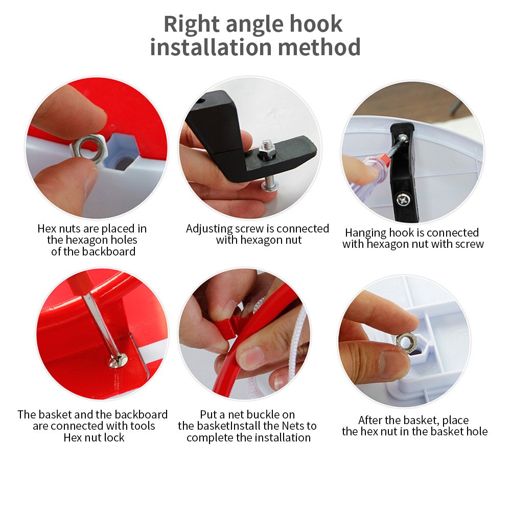 Equipo de Tiro Práctico, soporte de baloncesto, manta de plástico, rollo de pelota al aire libre, aro de baloncesto portátil, 3 tamaños, duradero