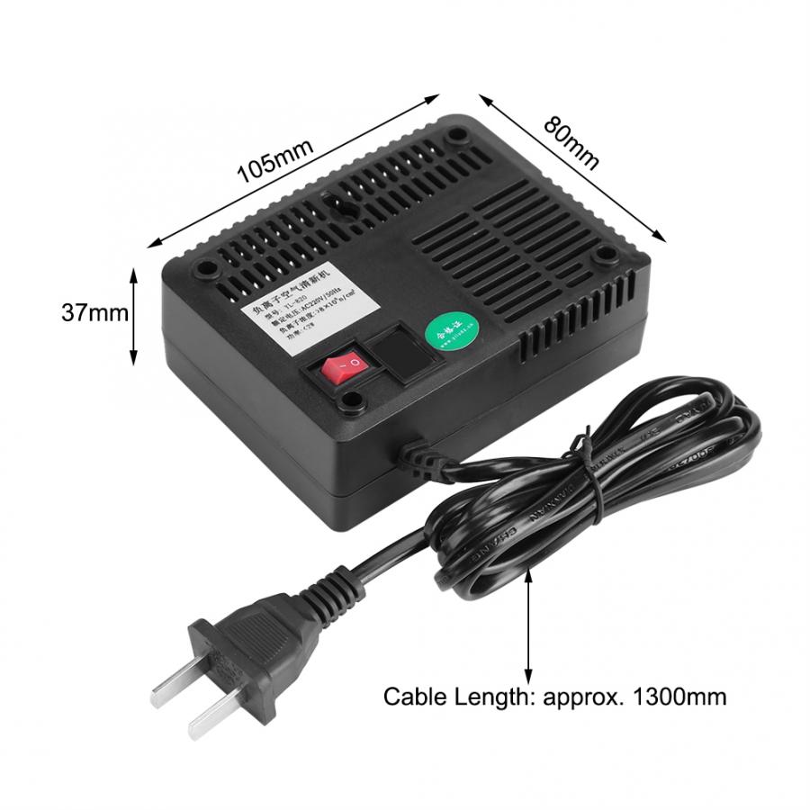 220V Black Intelligent Negative Ion Anion Generator Room Car Ionizer Air Purifier Air Cleaner Home Disinfection Air