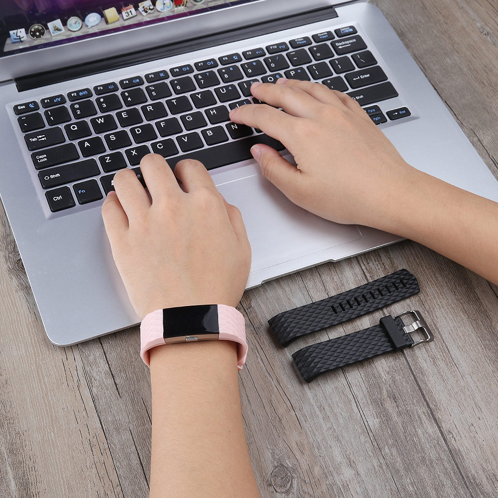 Correa para Fitbit Charge 2, pulsera de reloj, bandas de repuesto de silicona, pulsera para Fitbit Charge 2, accesorios para reloj inteligente