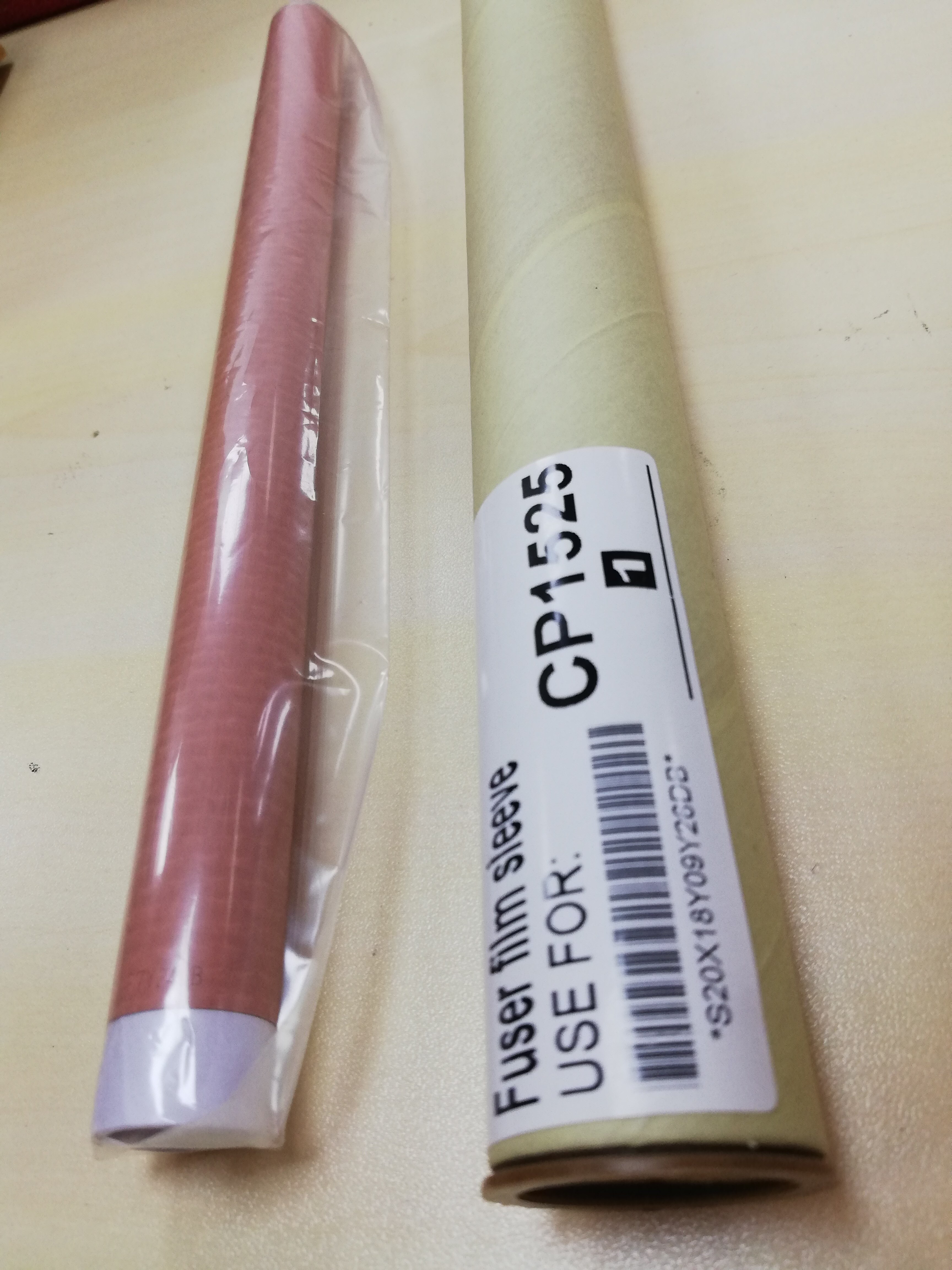 5pcs Original CP1525 printer fuser fixing film for HP CP1215 CP1515 CP1025 Light red color