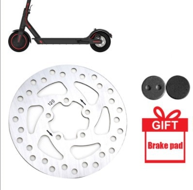 Xiaomi mj m185 scooter 110 disco de freio 120 freio a disco de freio-sapato 120 freio traseiro placas redondas: 120   Brake Linings   Screw