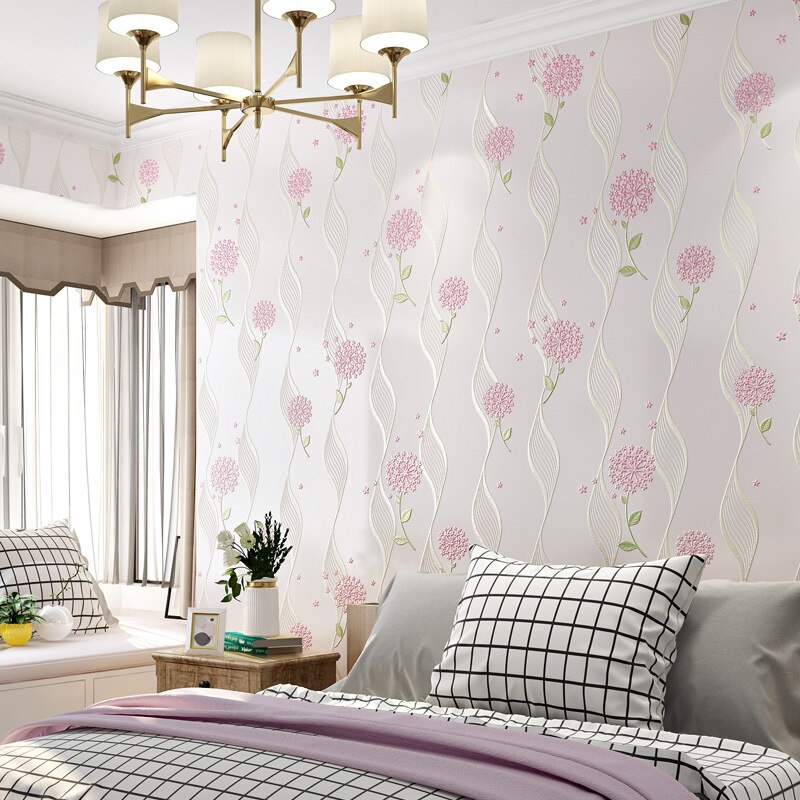 Luxury Embossed Damask Wallpaper 3D Self-adhesive Wallpaper Fine-pressed Non-woven Bedroom Living Room TV Background Wallpaper