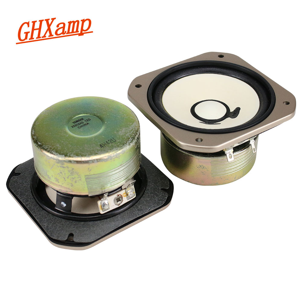 GHXAMP 3.5 inch Full Range Luidspreker 12ohm 15 w Bluetooth Speaker DIY Draagbare Luidspreker Voor Boekenplank 2 stks