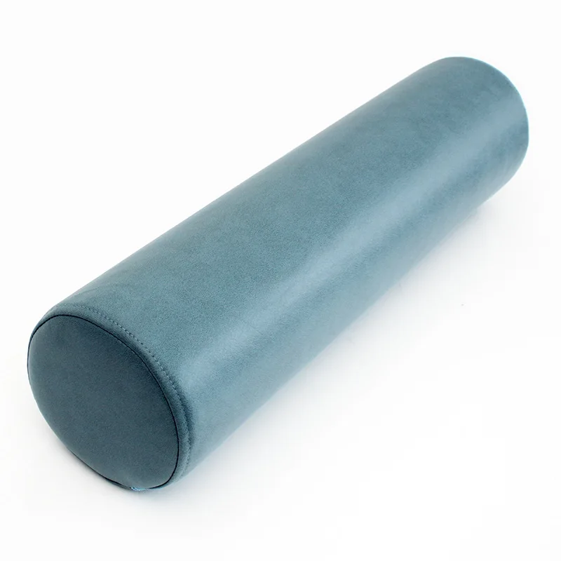 Cylindrical Pillow Pillow Long Cylindrical Lumbar Pillow Sofa Headrest Pillow Cushion Cushion Clip Legs Sleeping Office: Navy Blue / 40x40cm