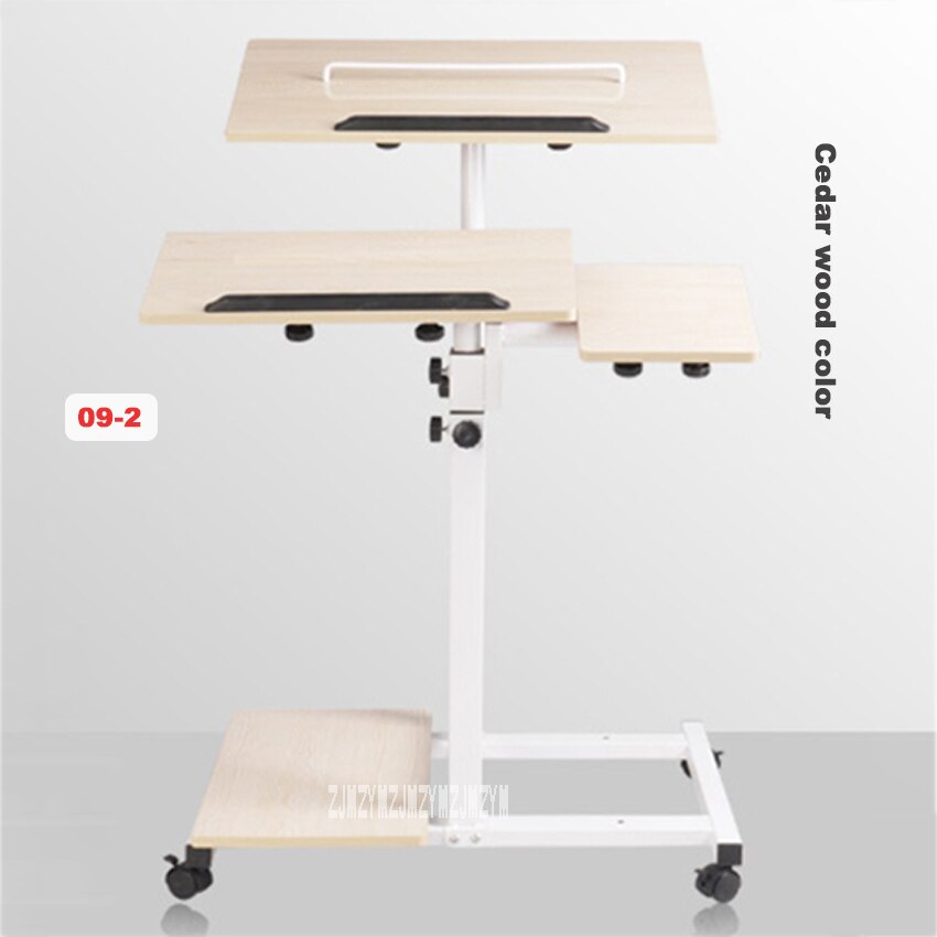 Computer Desk Height-Adjustable Desk Laptop Table Stand-up Folding Notebook Table Lift Bedside Mobile Table Lazy Modern Simple