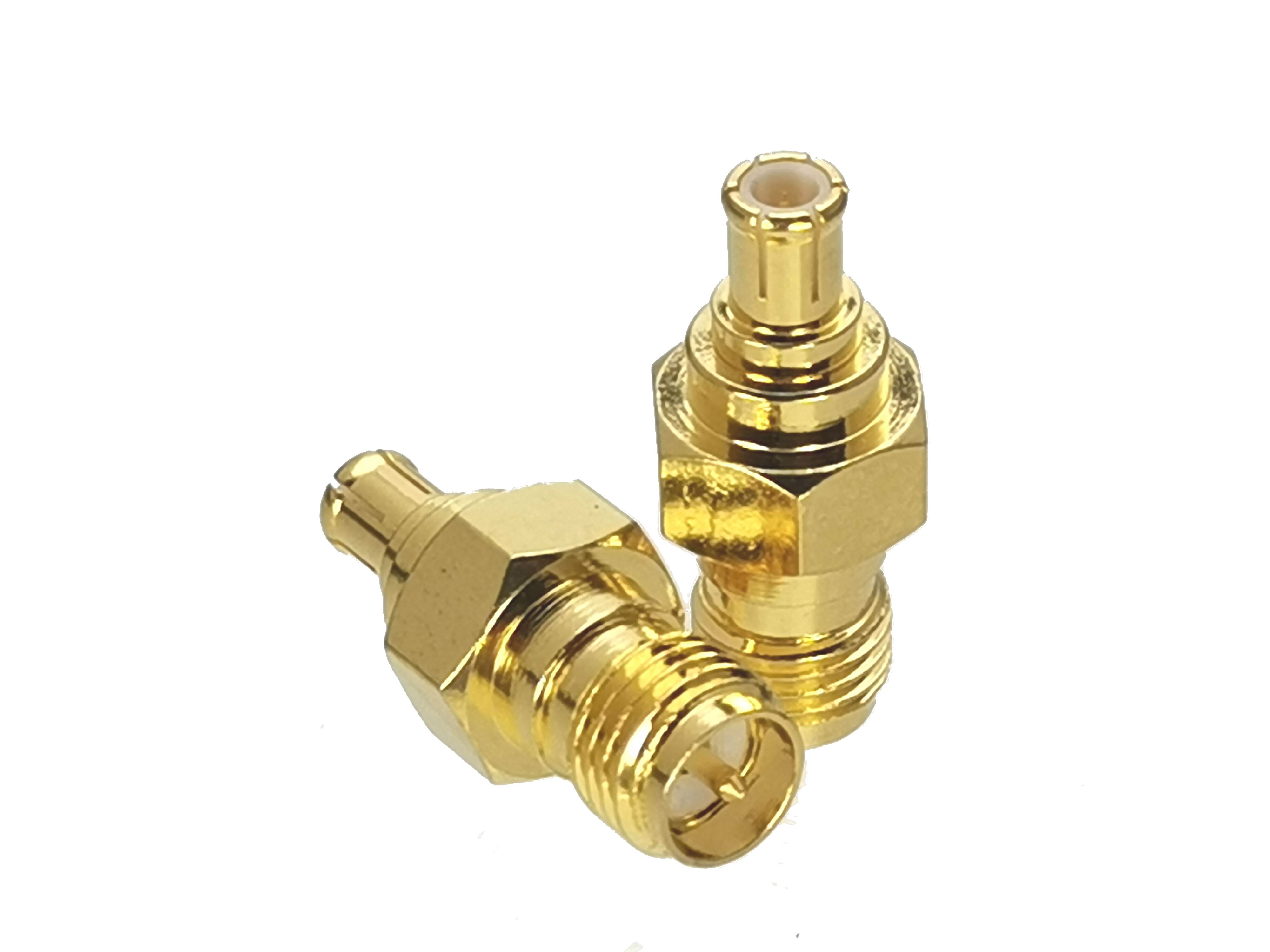 SMA/RP-SMA til MMCX/MCX/CRC9/TS9 - Koaksial Adapter: Type 10-1 stk