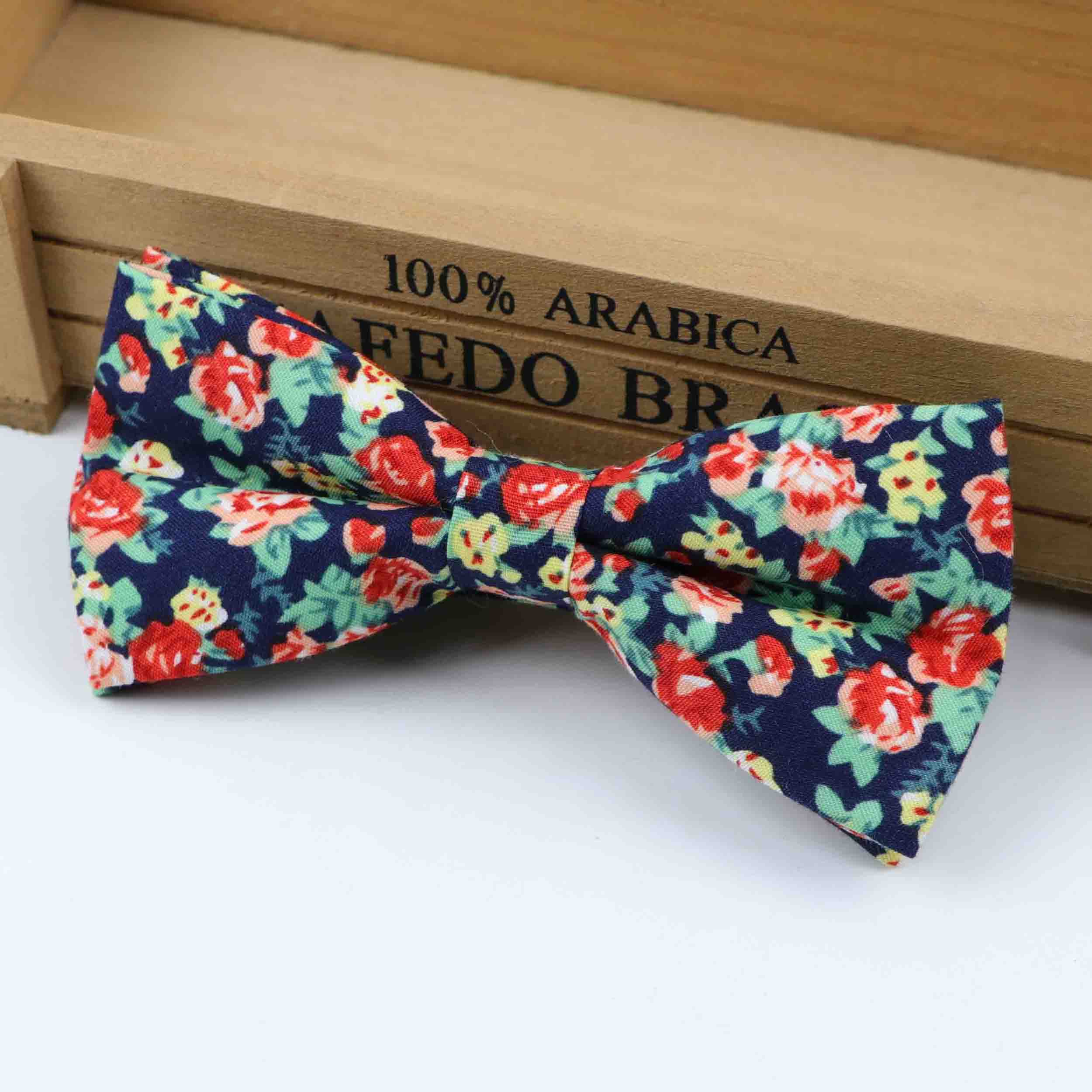 Stil butterfly herre smoking bomuld farverig sommerfugl blomster rose paisley bowties bryllup fest afslappet cravat butterfly