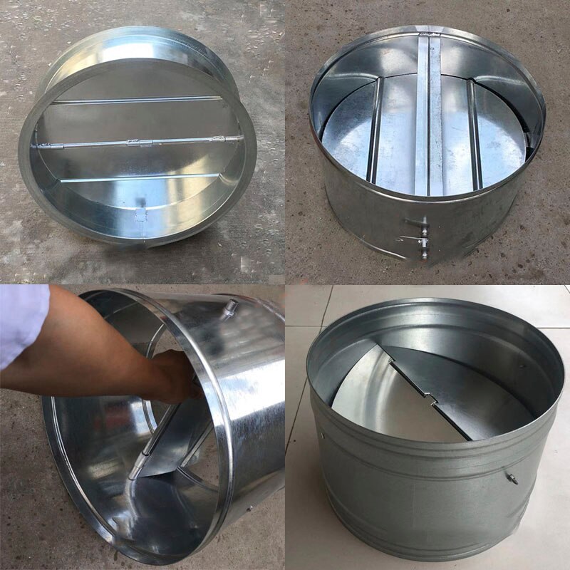 duct damper for Prevent gas from flowing back air duct check valve stainless steel check valves Galvanized