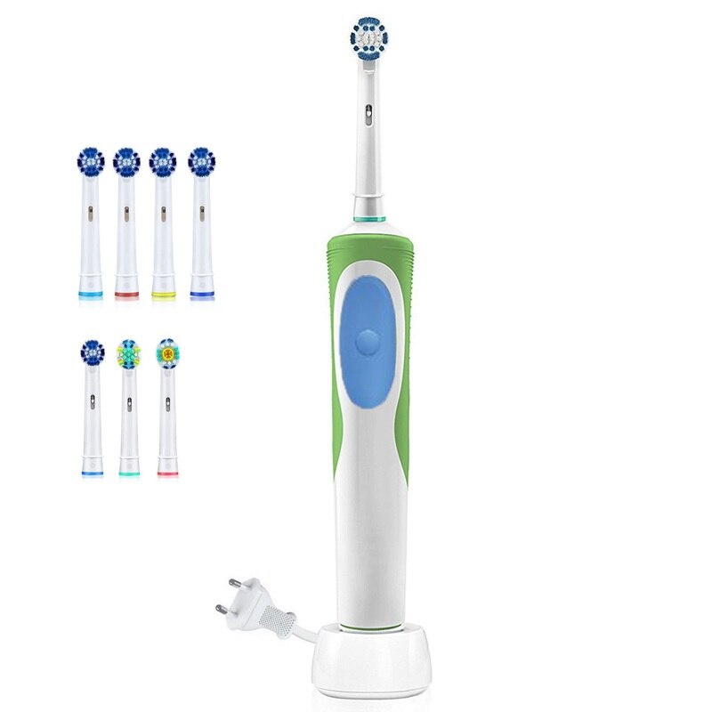 precision rechargeable electric toothbrush for children kids adults ultrasonic toothbrush waterproof sonic teeth brush: total 7 brush head