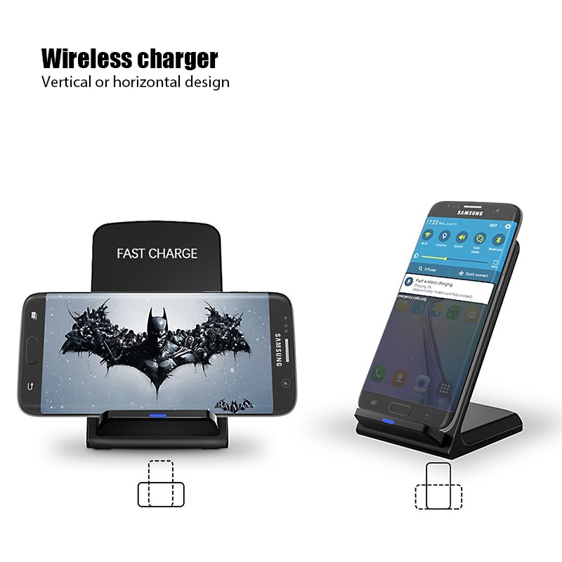 Wireless Charger Stand Phone Holder Induction Charger iPhone 12 Pro Qi Fast Charging Dock Station for Apple iPhone 11 8 XS X XR