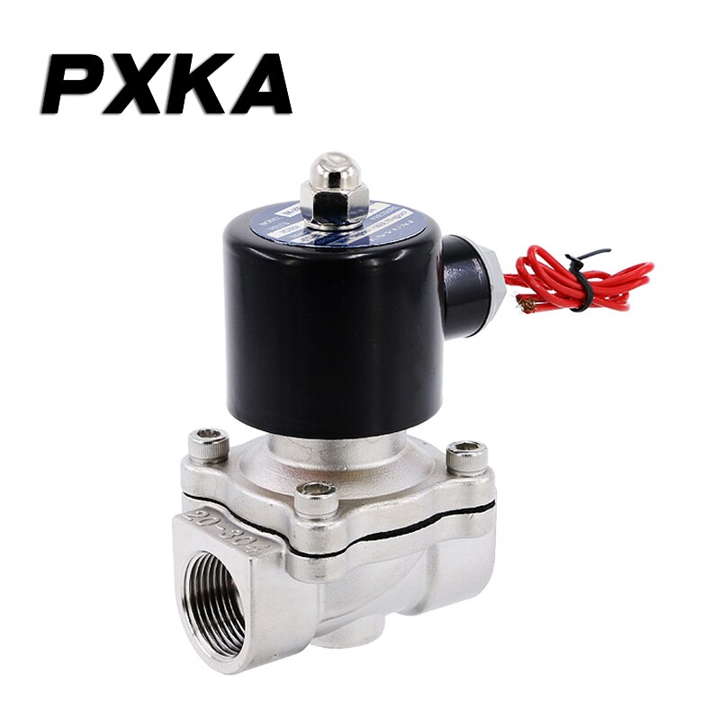 Solenoid Valve Stainless Steel Valve Switch Normally Closed 220v Water Pipe Electronic Valve Pneumatic Coil 24V