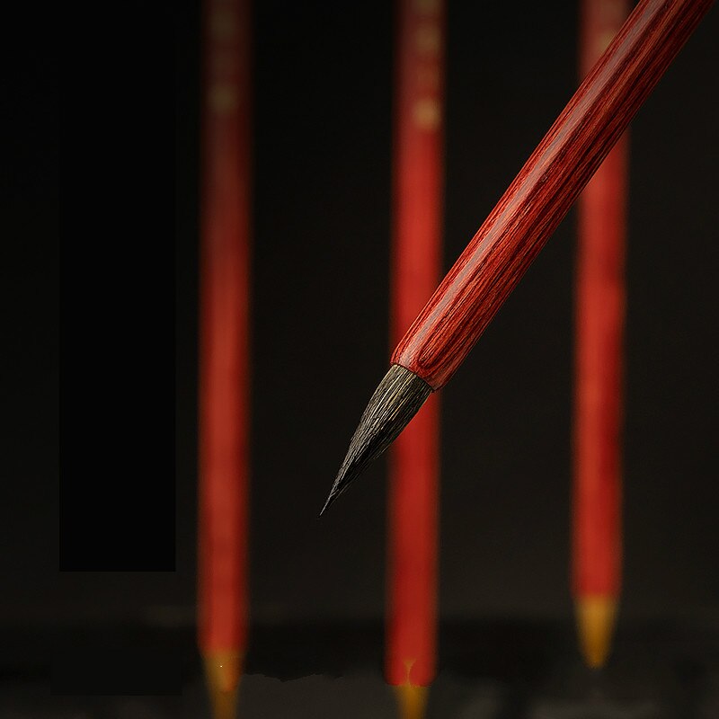 Chinese Calligraphy Pen Adult Beginner Brush Pen 4pcs/lot Chinese Weasel Hair Painting Calligraphy Brushes Tinta China