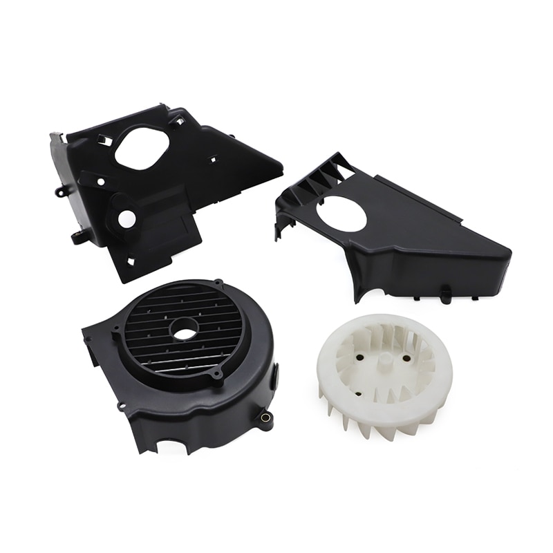 Voor GY6-Style 150cc Motor Compleet Air Lijkwade Cooling Assembly W/Fan Cover Voor GY6 150cc Atv Go Kart Buggy 'S & Scooter Motoren