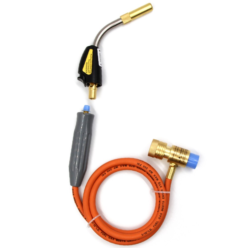 KKMOON Mapp Welding Propane Torch with Self Ignition Trigger and 1.5m Hose Fit for BBQ Food Heating Soldering