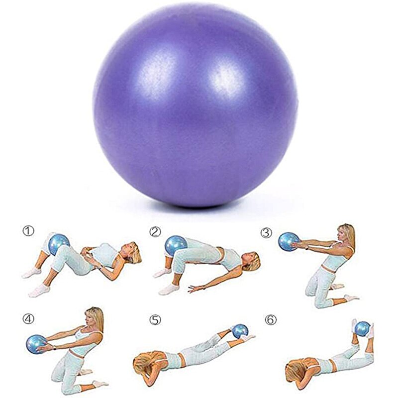 5 -teiliges set yoga-übungsgeräte für zuhause, yogaball, yogablock, stretch-latex-spannband, fitnessstudio-training, bodybuilding