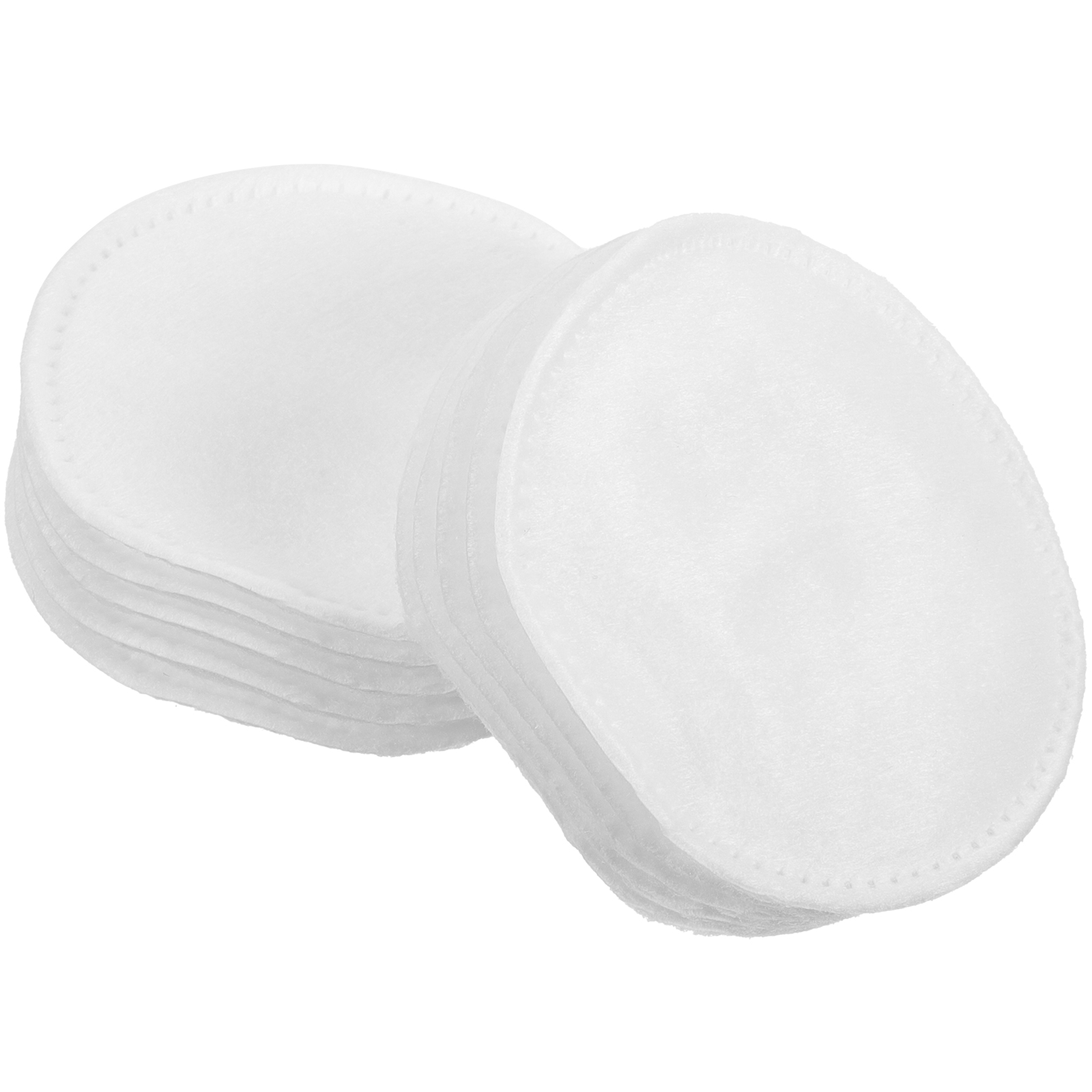 200 stuks wattenschijfje pads wol ovale reinigingsdoekjes gezichtsreiniging make-up remover eenvoudig gezichtsmasker zak: WHITE