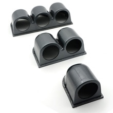 DRAGON GAUGE 52mm Car Gauge Pod Universal Carbon Single Double Triple Car Meters Holder for 2 Inch 52mm Gauges