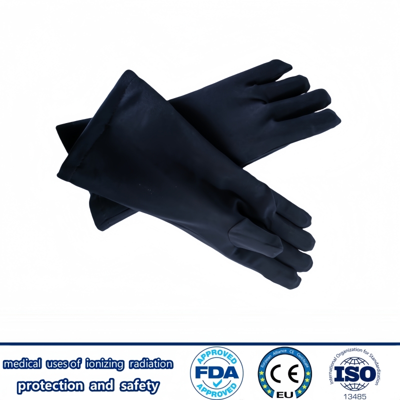 Guantes de plomo de protección contra rayos x, mmpb 0,25, talleres radiactivos, protección radiológica