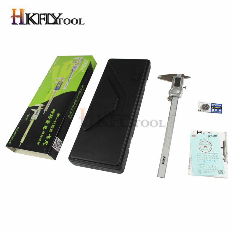 Terma 0.01mm IP54 water proof 150mm 200mm 300mm digital vernier caliper micron electronic caliper thickness micrometer gauge