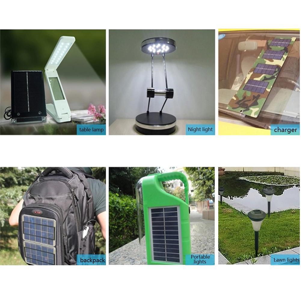 3W 12V 250mA Polycrystalline Silicon Solar Panel Small Solar Cell PV Module Silicon Solar Panel