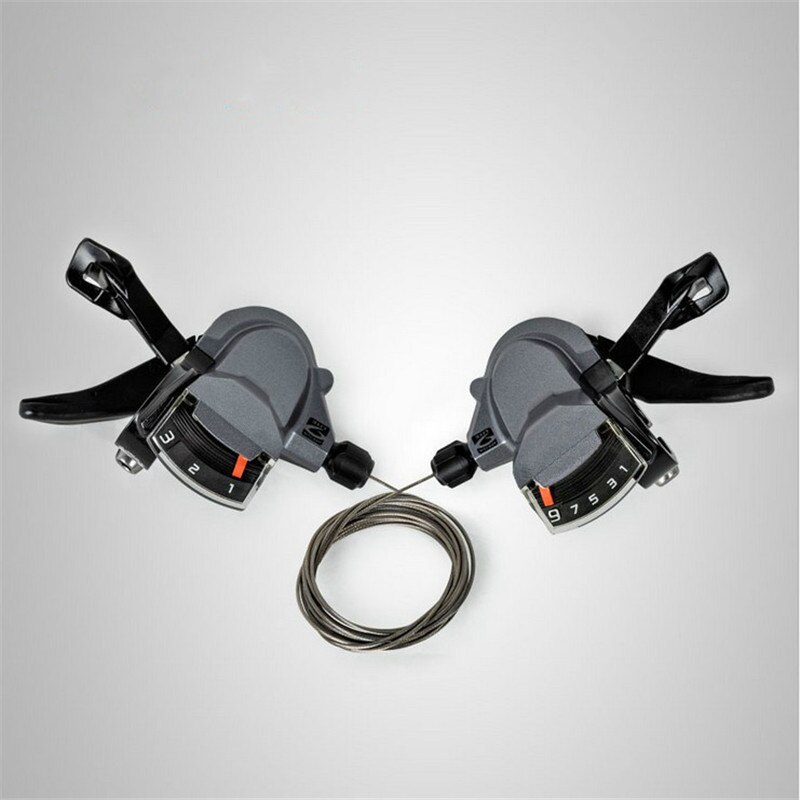 Palanca de cambio de marchas M4000 para bicicleta de montaña, accesorios de ciclismo plegables, 3x9, 27 velocidades, SL-M4000