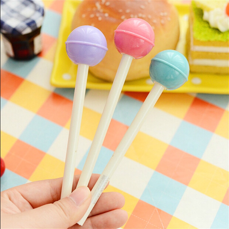 1pcs Kawaii Lollipop Pen Out of Pencil Case Large Capacity School Pencil Bag Stationery School Write Supplies