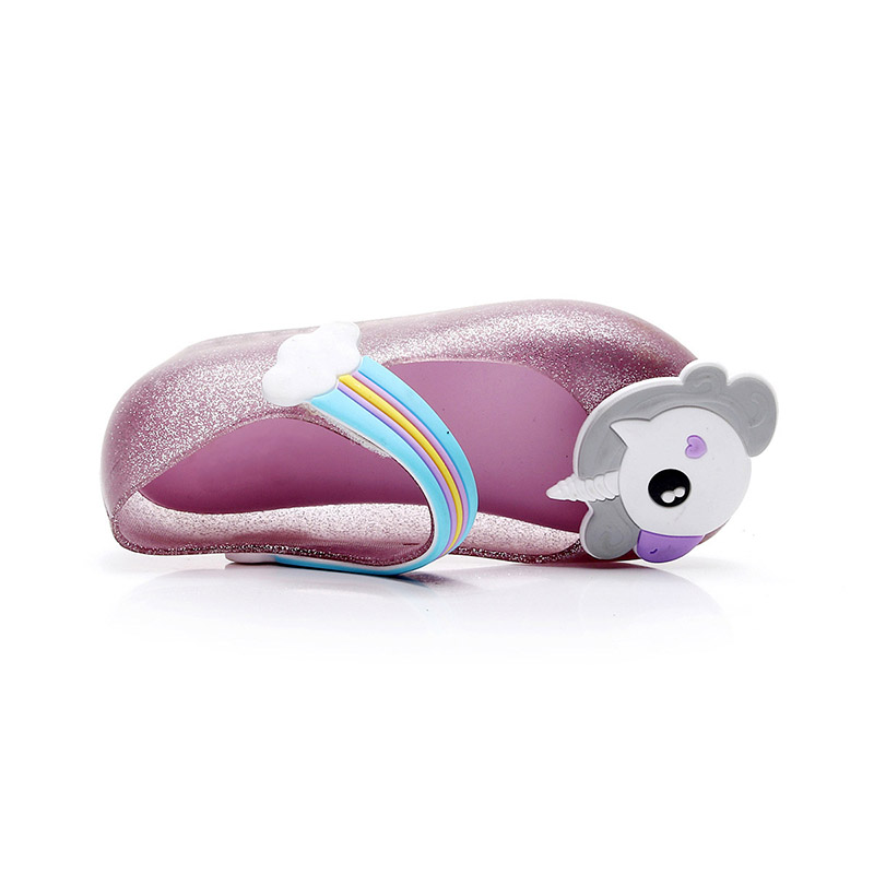 Xiaying Smile children Jelly shoes Style Summer Unicorn Rubber bottom baby boys girls casual comfortable kids sandals