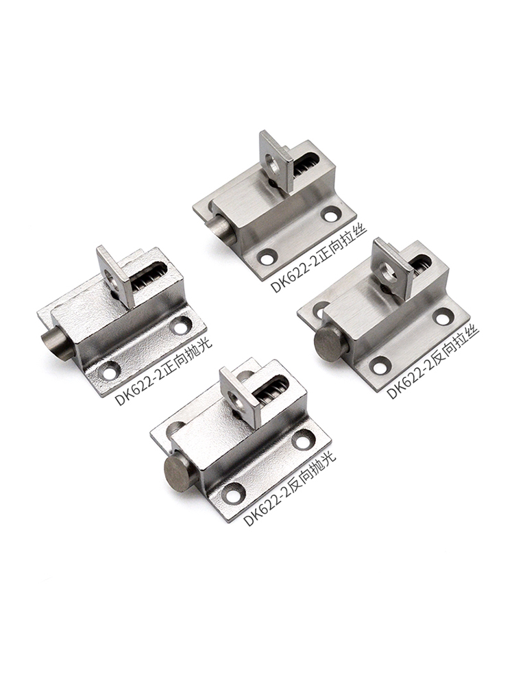 Latch Stainless Steel Window Gate Security Pull Ring Spring Bounce Door Bolt Automatic Latch Lock Spring Bounce Door Bolt