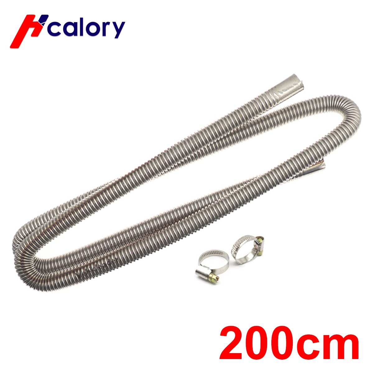 HCalory 12V Glow Pin Glow Plug for Car Truck Bus Caravan Boat 5-8KW Air Diesel Parking Heater Heating Wire Glow Plug: 200cm tube