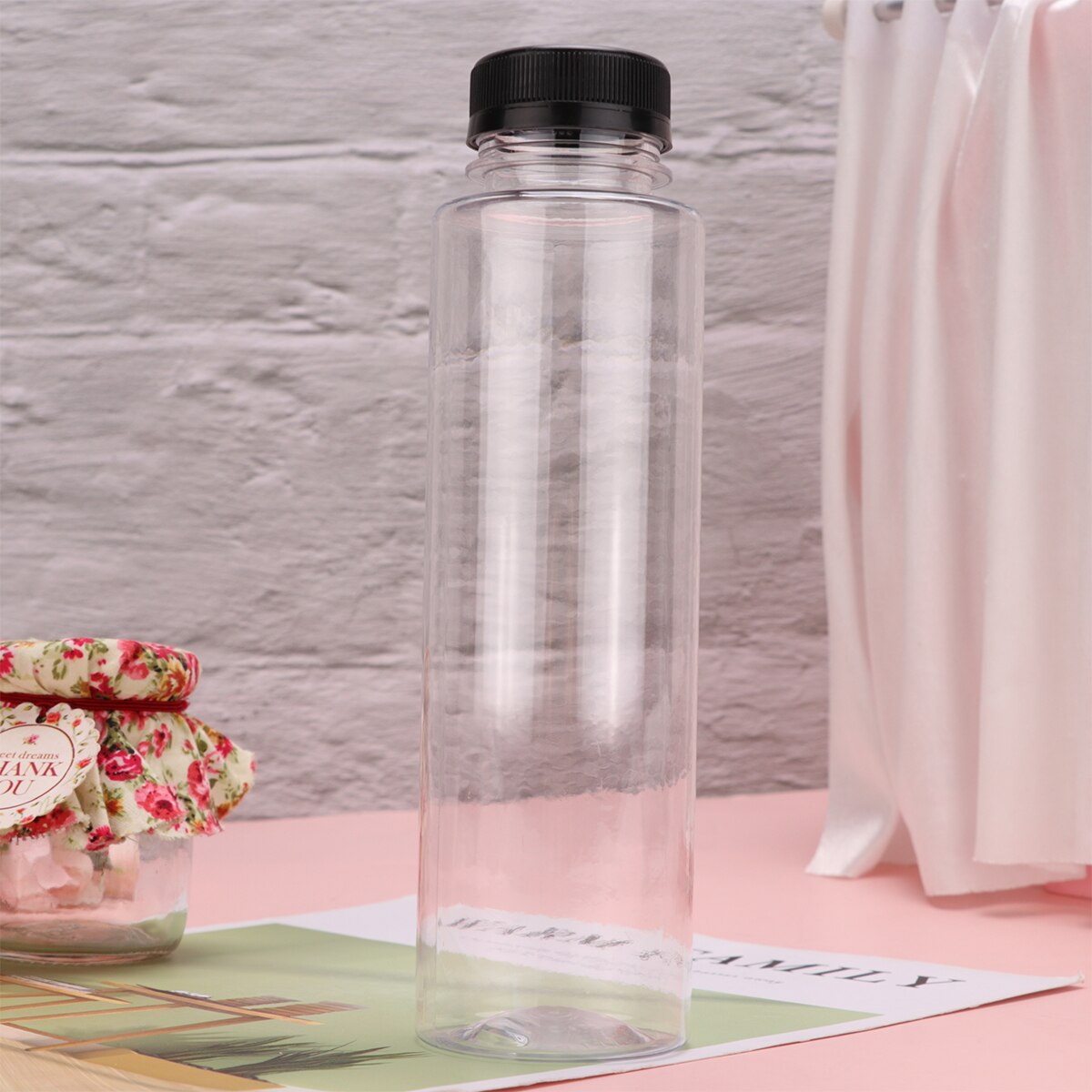6pcs Drinks Bottle Chic Empty Jar Bottle Storage Container Beverage Bottle: Default Title