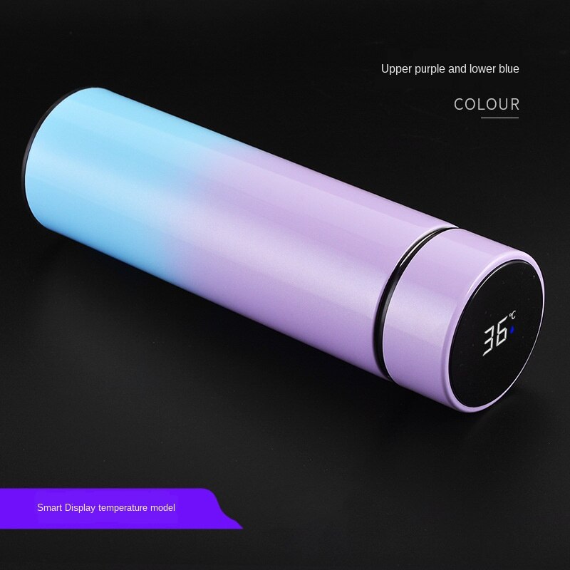 Kreative Thermos Tasse Clever Thermometer Wasser Tasse LED-anzeige Temperatur Geschäft Thermos Tasse Wasser Flasche Wasserkocher Thermos: J