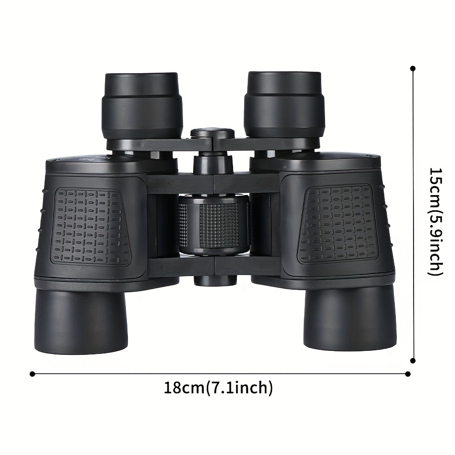 Prismáticos de alta definición 8X40 con revestimiento multicapa FMC, ocular de 20 mm y lente objetivo de 40 mm, compacto y portátil