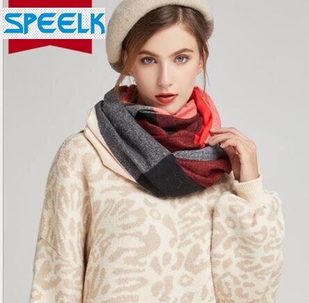 Spring/Winter Women Plaid Scarf Scarves Cashmere Shawls and Wraps Long Foulard Head scarves: 5