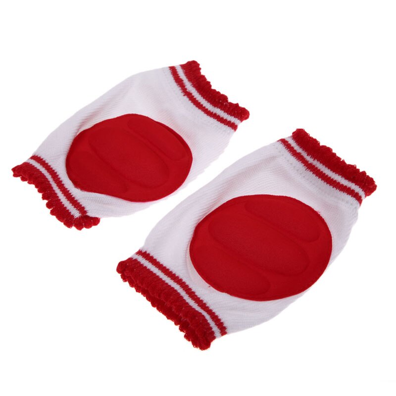 1 paar Baby Knie Pads Beschützer freundlicher freundlicher Sicherheit Krabbeln Ellbogen Kissen Kleinkinder Knie Pads Schutz Bein Wärmer Baby Kniescheibe: rot