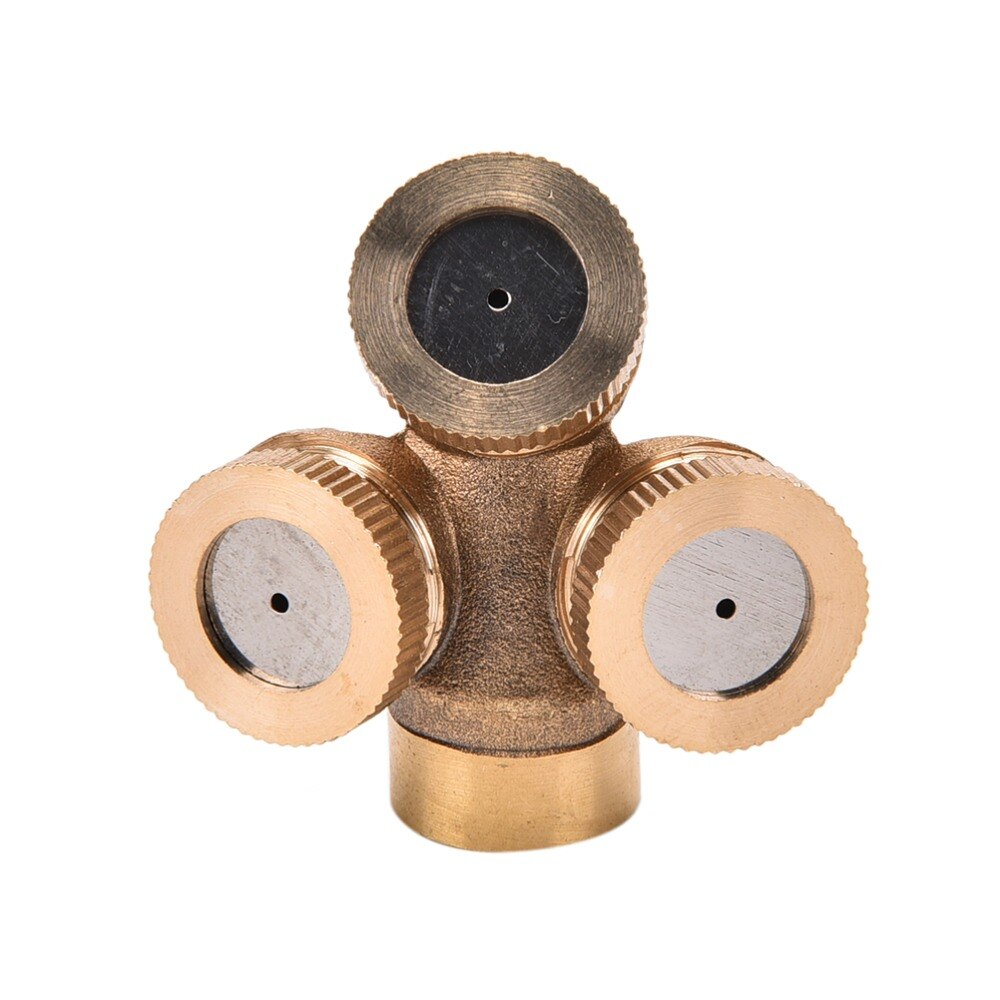 Messing Agrarische Verneveling Sproeikop Tuin Beregening Systeem 1/2/3/4 Nozzles