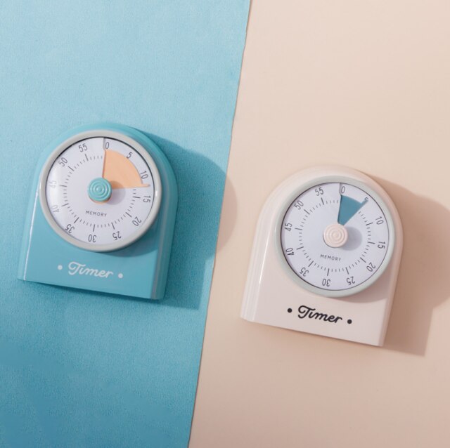 Mechanische Runing Timer Zichtbaar Count Down Wekker Magnetische Tijd Herinnering: Pink