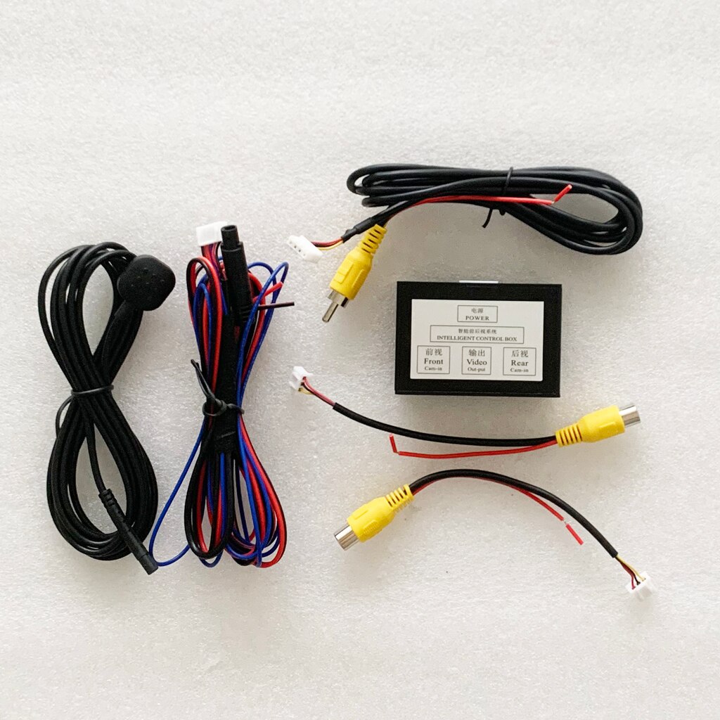 Auto Voor En Achter Camera Control Box Systeem Twee Camera Afbeelding Switch Control Box Intelligente Controle Auto Camera Video