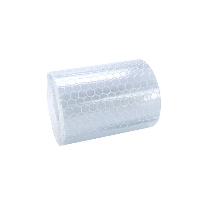 Cinta adhesiva reflectante de de seguridad, 5cm x 3m, cinta de advertencia autoadhesiva para coche, película reflectante para motocicleta, 5 colores: Blanco