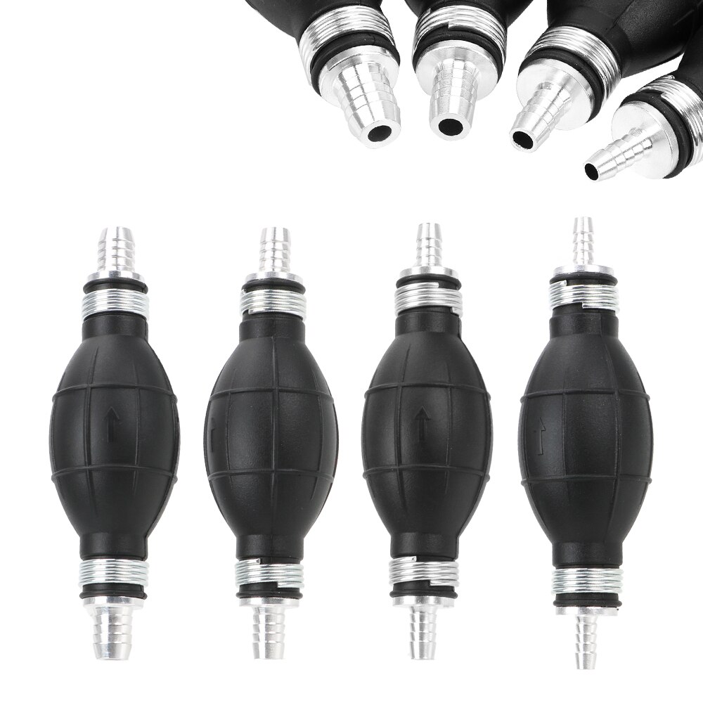 6mm 8mm 10mm 12mm Line Hand Primer Bulb Rubber Aluminum Hand Fuel Pump For Car Boat Outboard Fuel Pump All Fuels Length Used