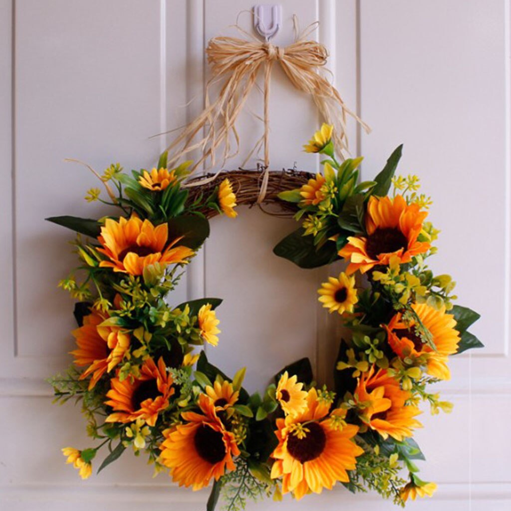 Artificial Wreath Summer Fall Large Wreaths Spring All Year Around