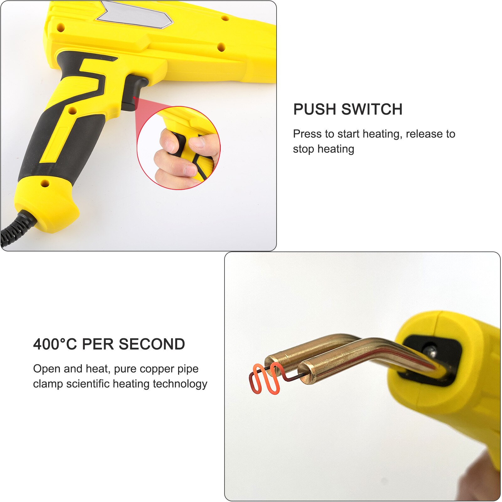 100W Stapler Machine Car Bumper Repairing Stapler Welding Tool Flat/Outside Corner/Inside Corner/Wave Welding Machine