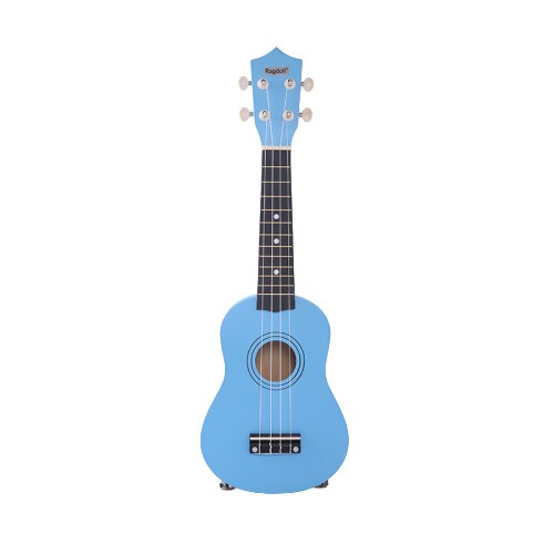 21 "ukulele træ lille guitar 4/6 strenge træ hawaiisk musikinstrument ukelele uke sopran øve akustisk guitar: Type 2 lyseblå