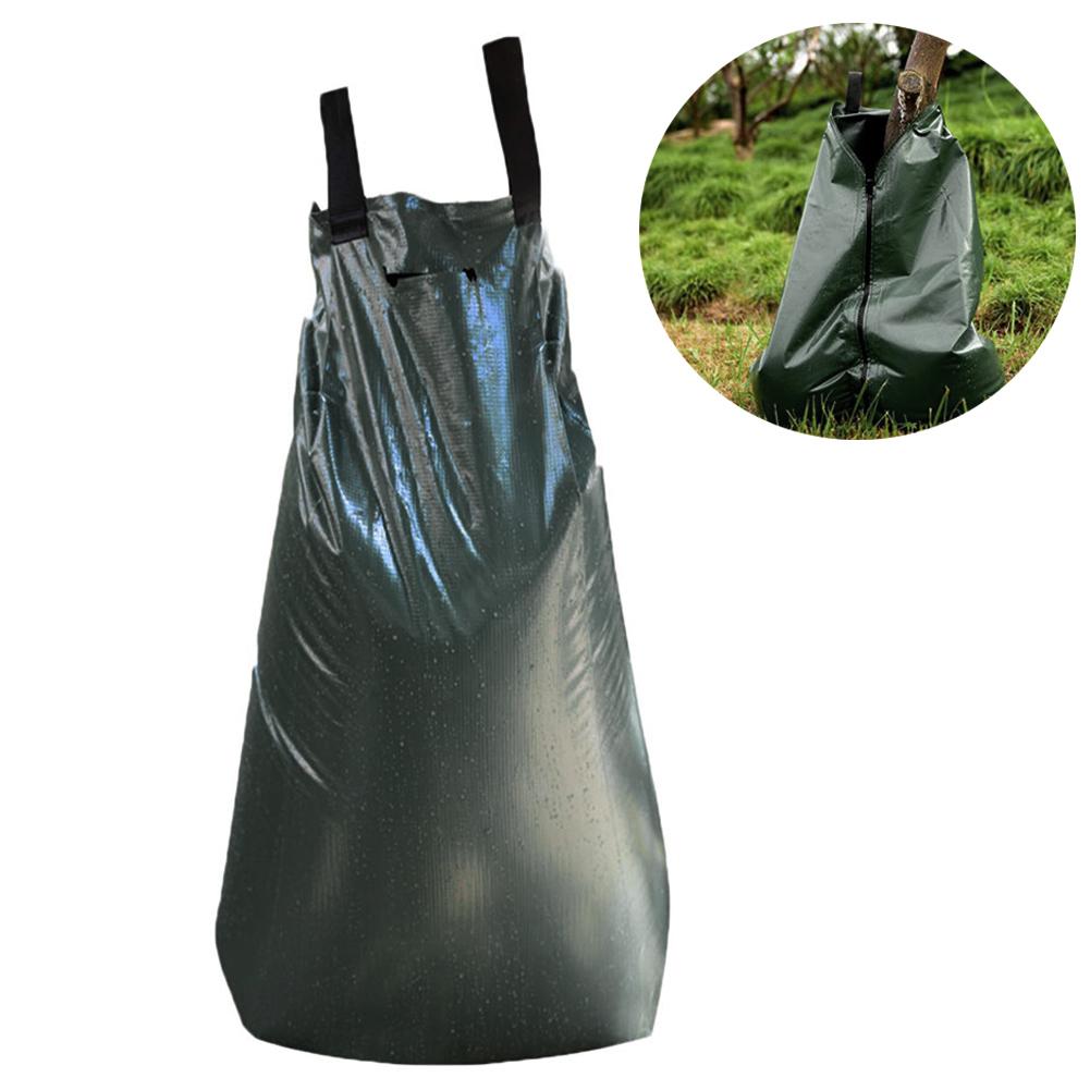 Sac d'arrosage d'arbre 20 gallons réglable à libération lente sac d'arrosage PVC plantes arbre goutte à goutte Irrigation sac avec fermeture à glissière outil de jardinage: Default Title